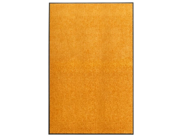 vidaXL Wycieraczka z możliwością prania, pomarańczowa, 120 x 180 cm Tworzywo sztuczne Kolor Pomarańczowy