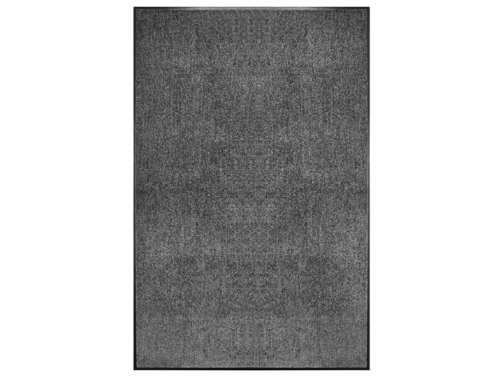 vidaXL Wycieraczka z możliwością prania, antracytowa, 120 x 180 cm Tworzywo sztuczne Kolor Szary