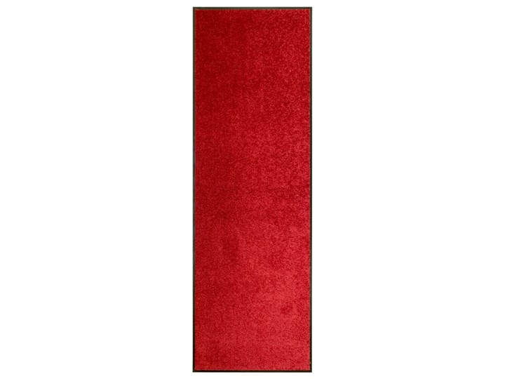 vidaXL Wycieraczka z możliwością prania, czerwona, 60 x 180 cm Tworzywo sztuczne Kolor Czerwony Kategoria Wycieraczki