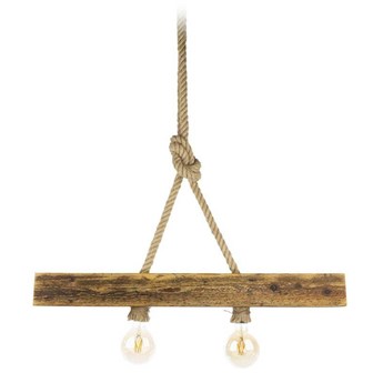 ECO LOFT lampa z naturalnego drewna, szer. 79 cm