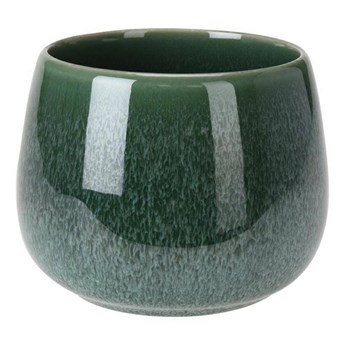 KARIM osłonka ceramiczna zielona, wys. 9 cm