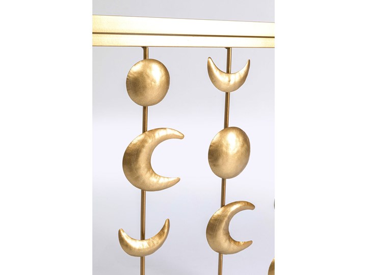 Konsola Moons 107x36 cm złota - blat lustrzany Kolor Złoty