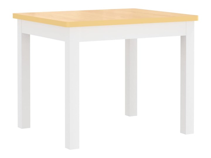 vidaXL 4-cz. zestaw dziecięcy, stolik i krzesła, biało-beżowy, MDF Pomieszczenie Pokój przedszkolaka Kolor Biały
