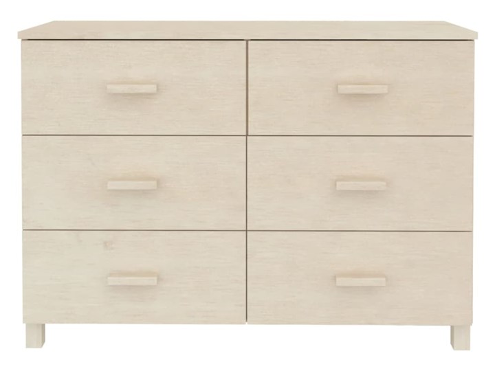 vidaXL Komoda, miodowy brąz, 113x40x80 cm, lite drewno sosnowe Płyta MDF Szerokość 105 cm Z szufladami Szerokość 113 cm Głębokość 40 cm Pomieszczenie Sypialnia Kategoria Komody