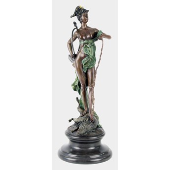 Diana Victorious Rzeźba z Brązu 47 cm Kolor