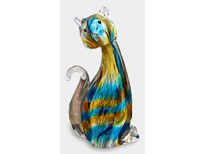 Figura Szklana Kot Szkło Kategoria Figury i rzeźby Kolor
