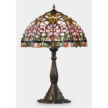 Lampa Witrażowa Piwonia