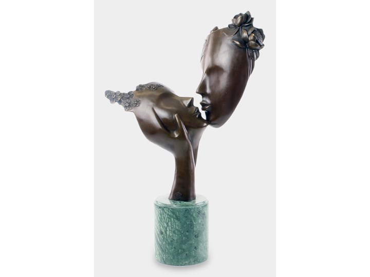 Pocałunek Abstrakcyjna Rzeźba z Brązu Marmur Kategoria Figury i rzeźby