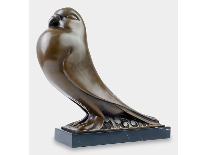Gołąb Rzeźba z Brązu Marmur Kategoria Figury i rzeźby