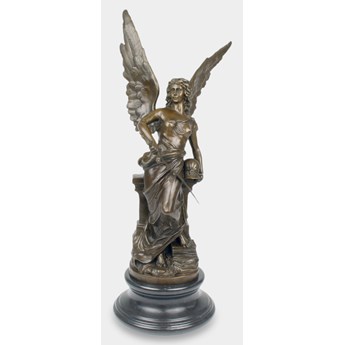 Bogini Minerwa Rzeźba z Brązu