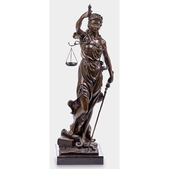 Temida Bogini Sprawiedliwości 75 cm Rzeźba z Brązu
