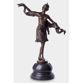 Tancerka z Szalem Rzeźba z Brązu