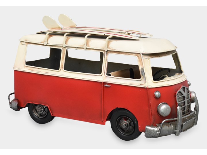 Duży Surf Bus Van California Model Metalowy