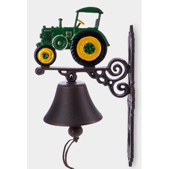 Żeliwny Dzwonek Ścienny Traktor
