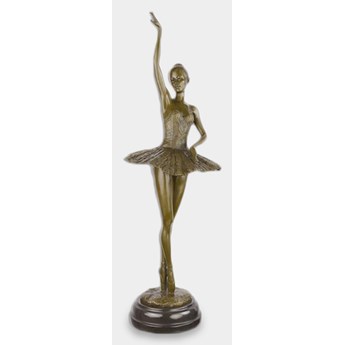 Primabalerina Piękna Tancerka w Kostiumie Rzeźba z Brązu