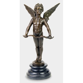 Anioł z Łukiem zwany VICI Zwycięstwo wg Auguste Moreau Rzeźba z Brązu