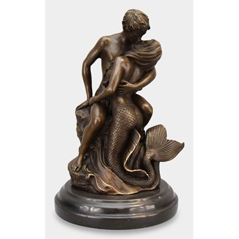 Pocałunek Syreny Rzeźba z Brązu