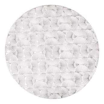 Mata stołowa w kolorze srebra Tiseco Home Studio, ⌀ 38 cm