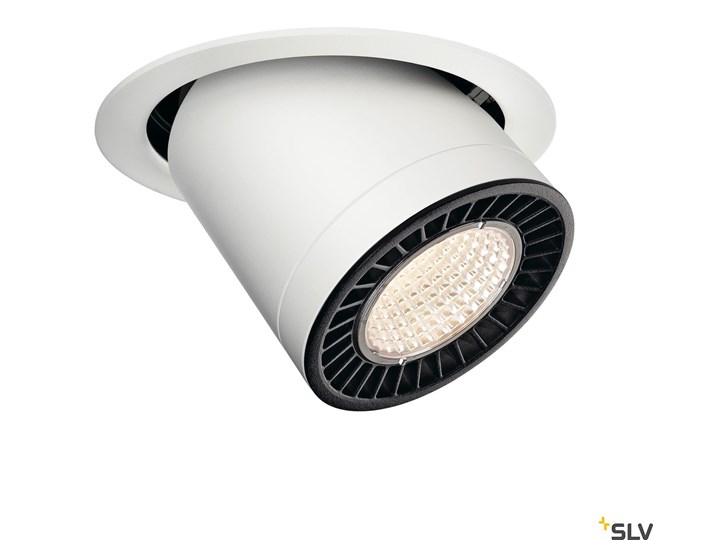 SUPROS MOVE, lampa sufitowa wpuszczana LED,, kolor biały, okrągła, 3000K, 60°, CRI90, 3380lm Oprawa stropowa Oprawa wpuszczana Oprawa led Okrągłe Kategoria Oprawy oświetleniowe
