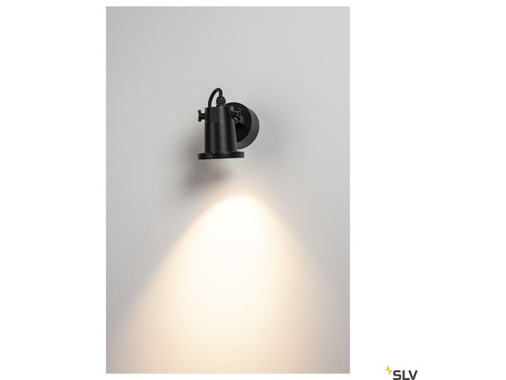 NAUTILUS WL, QPAR51, lampa ścienna natynkowa,, kolor czarny Reflektor Kategoria Lampy ogrodowe Kinkiet ogrodowy Kolor Zielony