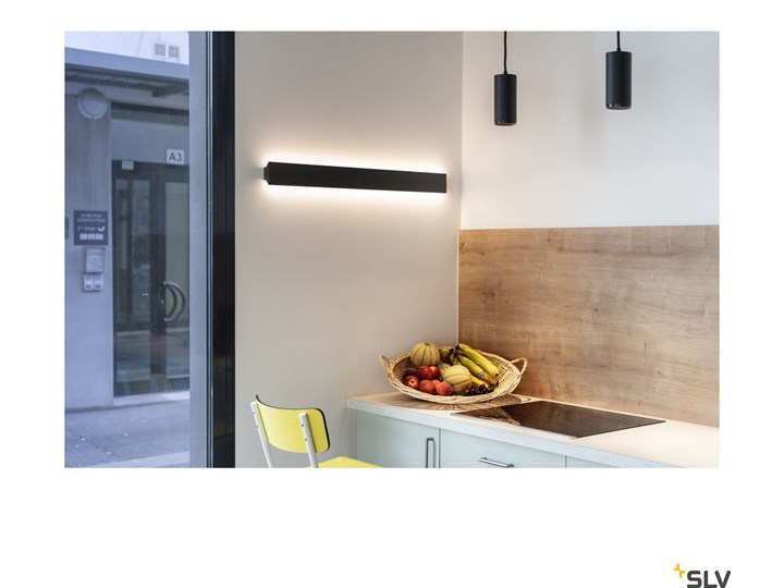 DIRETO 90 WL, wewnętrzna lampa ścienna natynkowa LED, czarna, przełącznik CCT 2700/3000 K Oprawa led Oprawa ścienna Kolor Czarny Oprawa stropowa Kategoria Oprawy oświetleniowe
