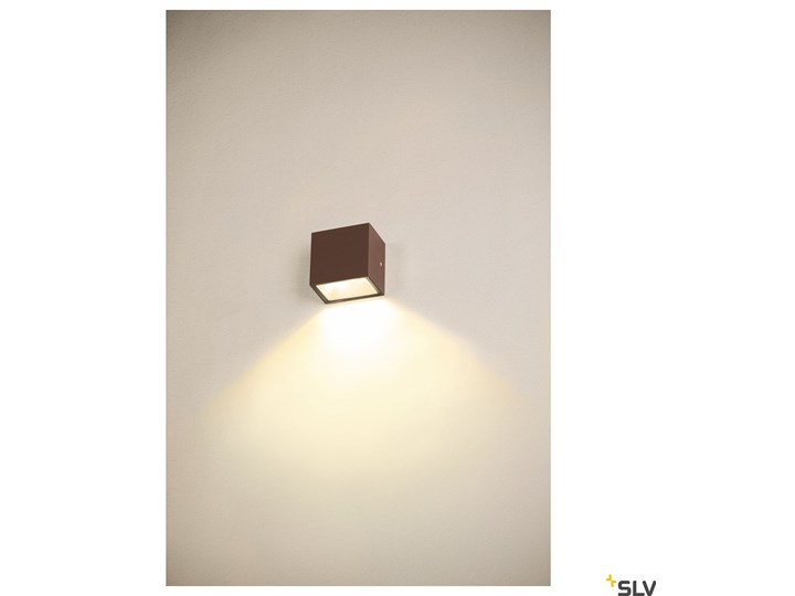 SITRA S WL SINGLE, zewnętrzna oprawa ścienna do nabudowania LED, kolor rdzy, przełącznik CCT, 3000/4000 K Kinkiet ogrodowy Lampa LED Kategoria Lampy ogrodowe