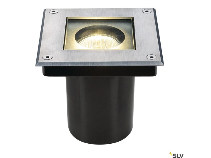 DASAR 70, lampa podłogowa wpuszczana, QPAR51, IP67, kwadratowa, stal nierdzewna 304, maks. 35W Kategoria Lampy ogrodowe