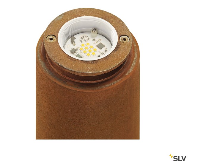 RUSTY 40, lampa podłogowa, LED, 3000K, okrągła, żelazo zardzewiałe, Ø/W 19/40 cm Kategoria Lampy ogrodowe Kolor Beżowy