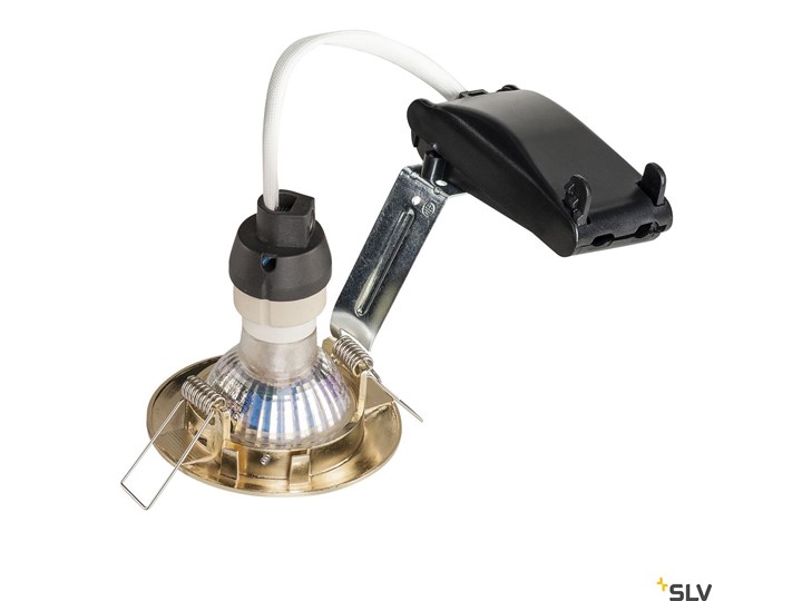 PIKA, lampa sufitowa wpuszczana, QPAR51, nieruchoma, mosiądz, maks. 50W Oprawa stropowa Oprawa ruchoma Oprawa wpuszczana Kategoria Oprawy oświetleniowe