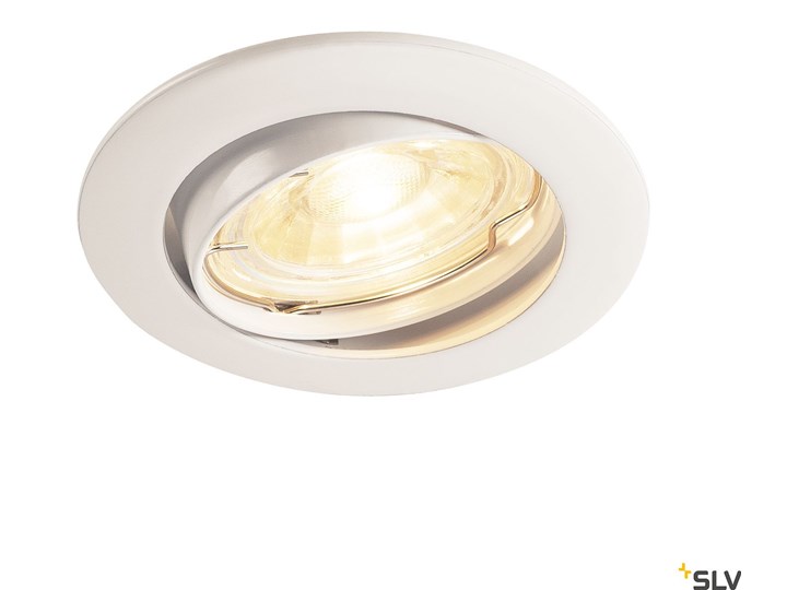 PIKA, lampa sufitowa wpuszczana, QPAR51, przechylna, kolor biały, maks. 50W Oprawa wpuszczana Oprawa stropowa Kategoria Oprawy oświetleniowe