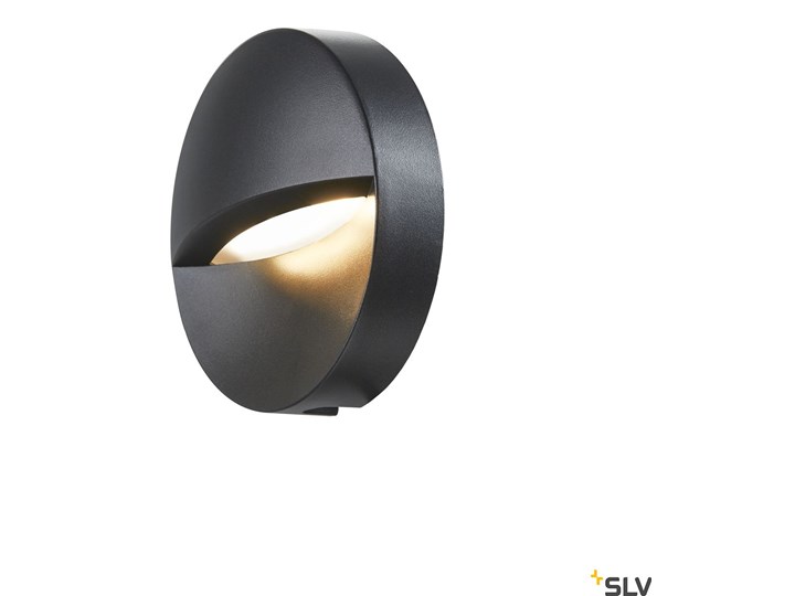 DOWNUNDER OUT, round WL, oprawa ścienna LED, kolor antracytowy, 3000K Kolor Czarny Kinkiet ogrodowy Lampa LED Kategoria Lampy ogrodowe
