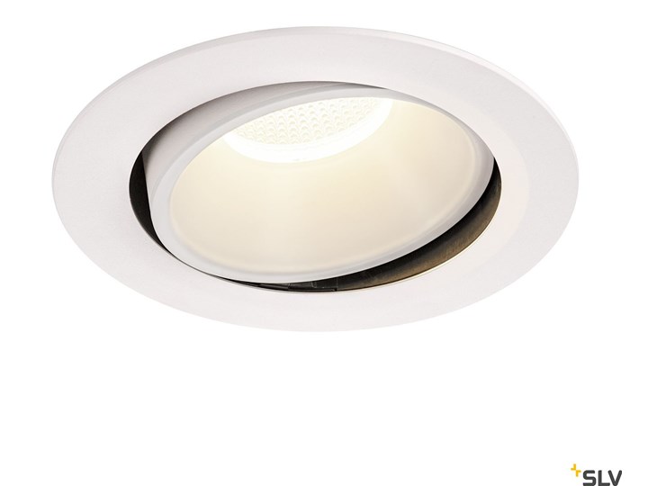 NUMINOS® MOVE DL XL, wewnętrzna oprawa sufitowa wpuszczana LED, biała/biała 2000 K 20° obrotowa i pochylana Oprawa stropowa Oprawa wpuszczana Oprawa led Kolor Biały