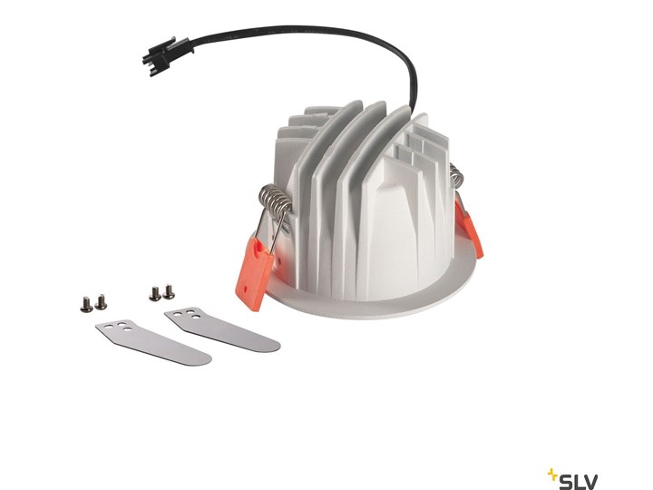 NUMINOS® DL S, wewnętrzna oprawa sufitowa wpuszczana LED, biała/chrom 4000 K 55°, zawiera sprężyny liściaste Oprawa wpuszczana Oprawa stropowa Kolor Biały Oprawa led Kategoria Oprawy oświetleniowe