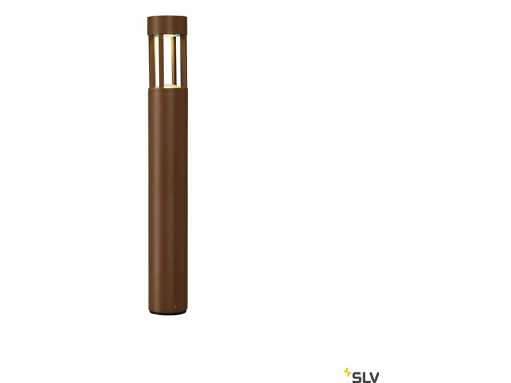SLOTS 65, lampa podłogowa, LED, 3000K, okrągła, rdzawa, Ø/W 9/66,5 cm, 6,3W Kategoria Lampy ogrodowe