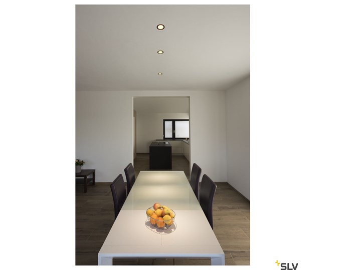 HORN MAGNA, lampa sufitowa wpuszczana LED, kolor czarny/złoty 3000K 25° Oprawa stropowa Oprawa led Oprawa wpuszczana Kategoria Oprawy oświetleniowe