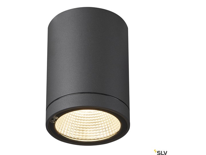 ENOLA ROUND S, lampa sufitowa natynkowa LED, kolor antracytowy Kinkiet ogrodowy Lampa LED Kategoria Lampy ogrodowe