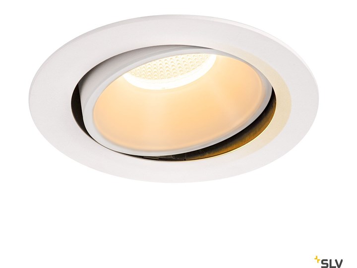 NUMINOS® MOVE DL XL, wewnętrzna oprawa sufitowa wpuszczana LED, biała/biała 2700 K 20° obrotowa i pochylana Oprawa wpuszczana Oprawa led Oprawa stropowa Kolor Biały