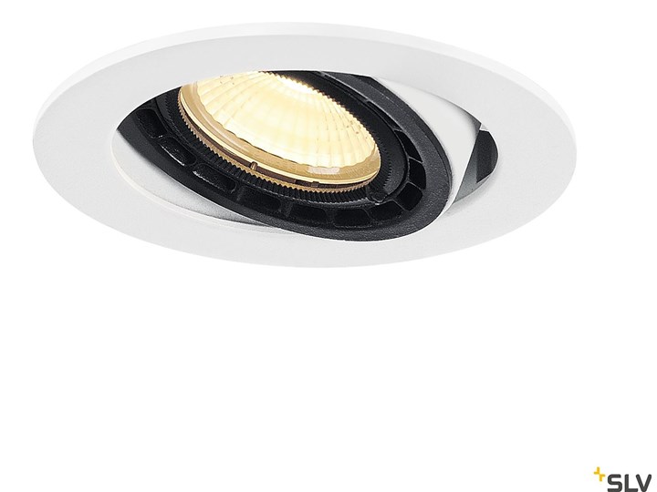 SUPROS 78, lampa wpuszczana, LED, 3000K, okrągła, biała, soczewka 60°, 9W Oprawa led Kolor Biały Oprawa stropowa Oprawa wpuszczana Okrągłe Kategoria Oprawy oświetleniowe