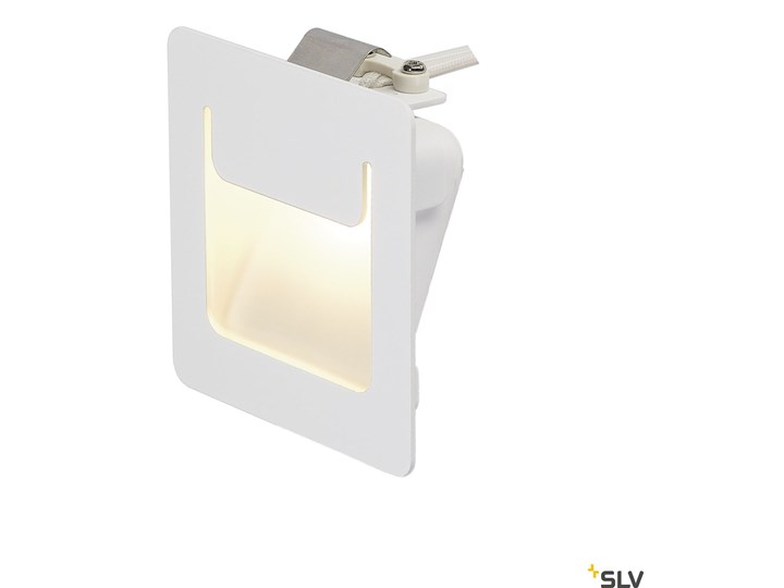 DOWNUNDER PUR 80, lampa wpuszczana, LED, 3000K, prostokątna, biała, D/S/W 8/3,2/8 cm, ze sprężynami piórowymi Prostokątne Oprawa ścienna Kolor Biały Oprawa led Oprawa wpuszczana Oprawa stropowa Kategoria Oprawy oświetleniowe