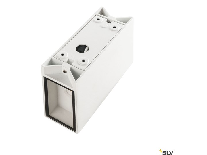 QUAD 2 XL, lampa ścienna, LED, 3000K, IP44, kwadratowa, up/down, biała, 3,2W Kinkiet ogrodowy Kategoria Lampy ogrodowe Lampa LED Kolor Biały