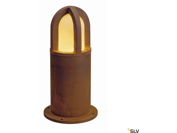 RUSTY CONE 40, lampa podłogowa, TC-DSE, IP54, okrągła, zardzewiałe żelazo, Ø/W 15/40 cm, maks. 11W Kategoria Lampy ogrodowe