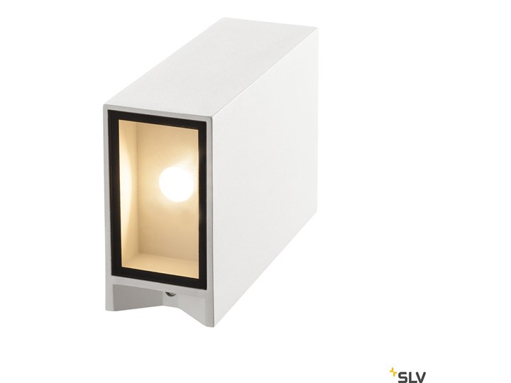 QUAD 2 XL, lampa ścienna, LED, 3000K, IP44, kwadratowa, up/down, biała, 3,2W Kinkiet ogrodowy Lampa LED Kategoria Lampy ogrodowe Kolor Biały