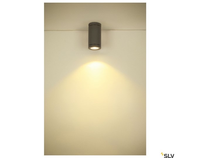 ENOLA ROUND S, lampa sufitowa natynkowa LED, kolor antracytowy Kinkiet ogrodowy Kategoria Lampy ogrodowe Lampa LED Kolor Czarny