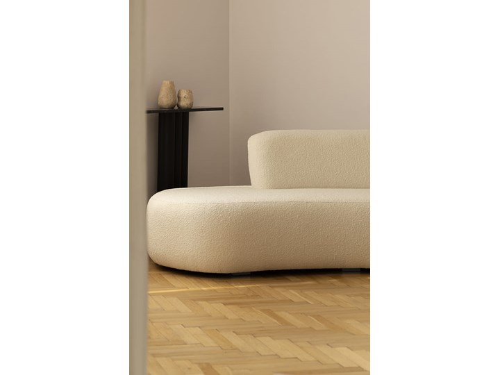 Półokrągła Sofa Boucle object050 Szerokość 230 cm Nerka Głębokość 106 cm Nóżki Bez nóżek