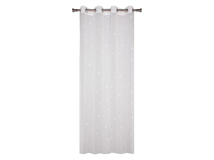 Firana AMARE z kółkami 140x260 cm - Homla Poliester 260x140 cm Kolor Biały Typ Firany gotowe