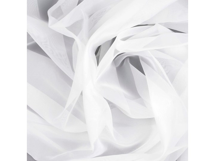 Firana DIANA z taśmą 290x160 cm - Homla Poliester Woal Kolor Biały