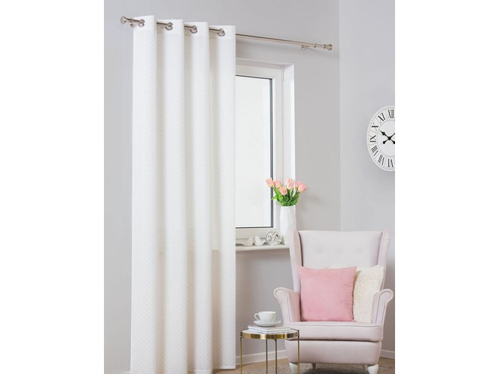 Zasłona MIGOT z kółkami 140x260 cm - Homla Poliester Mocowanie Szelki