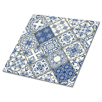 Portugalska niebieska mozaika Samoprzylepne kafelki pcv Portugalska niebieska mozaika