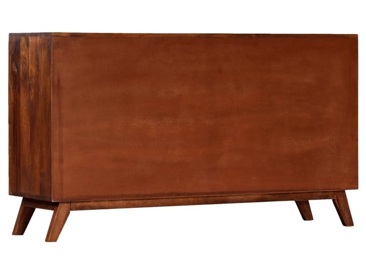 vidaXL Komoda, brązowa, 140 x 40 x 80 cm, lite drewno mango Szerokość 105 cm Głębokość 40 cm Kolor Brązowy Szerokość 140 cm Z szufladami Styl Nowoczesny