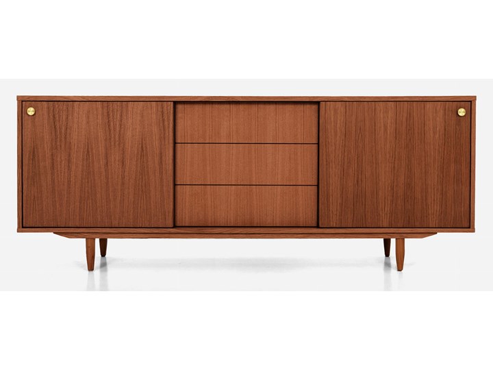 Komoda sideboard T-S05 drzwi przesuwne oraz 3 szuflady Płyta meblowa Drewno Wysokość 78 cm Styl Minimalistyczny Głębokość 45 cm Szerokość 200 cm Kategoria Komody